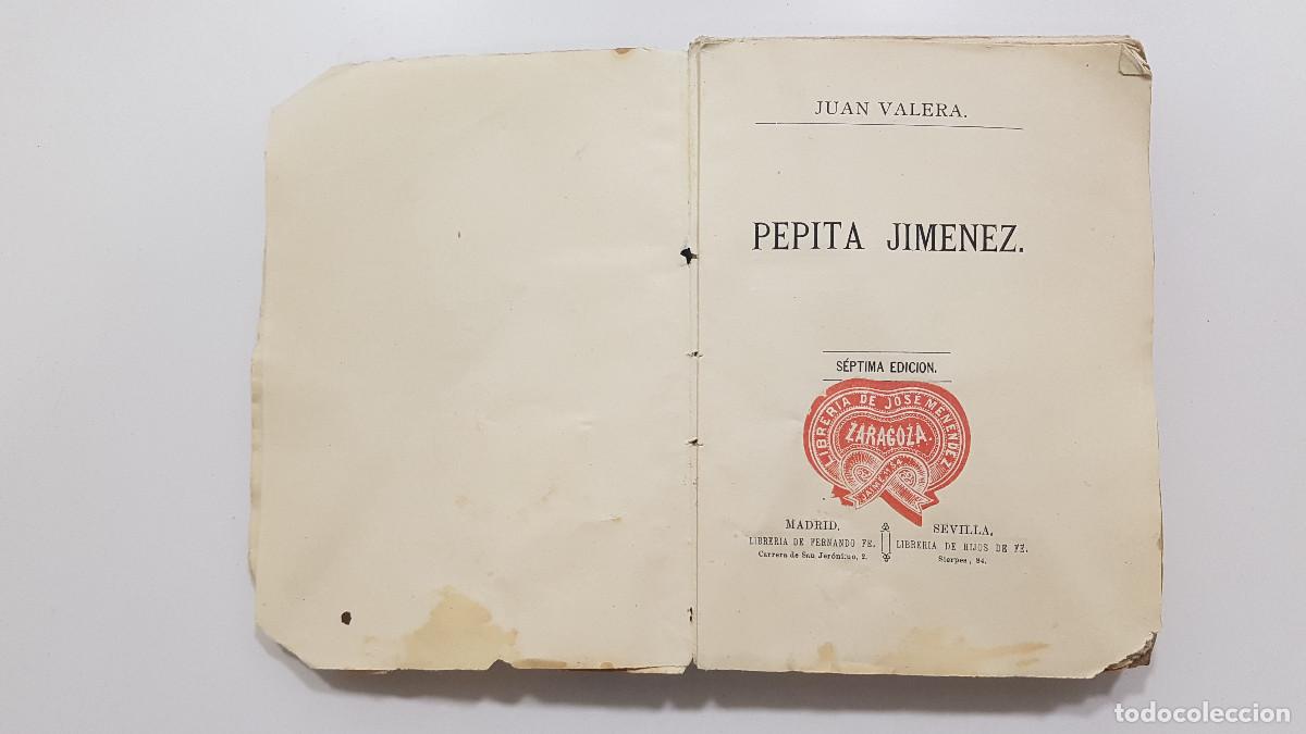 Libros antiguos: Juan Valera. 1880. PEPITA JIMENEZ - Foto 5