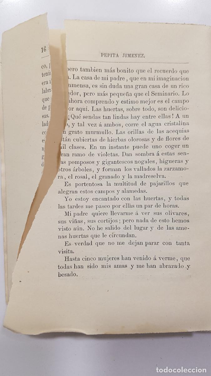 Libros antiguos: Juan Valera. 1880. PEPITA JIMENEZ - Foto 7