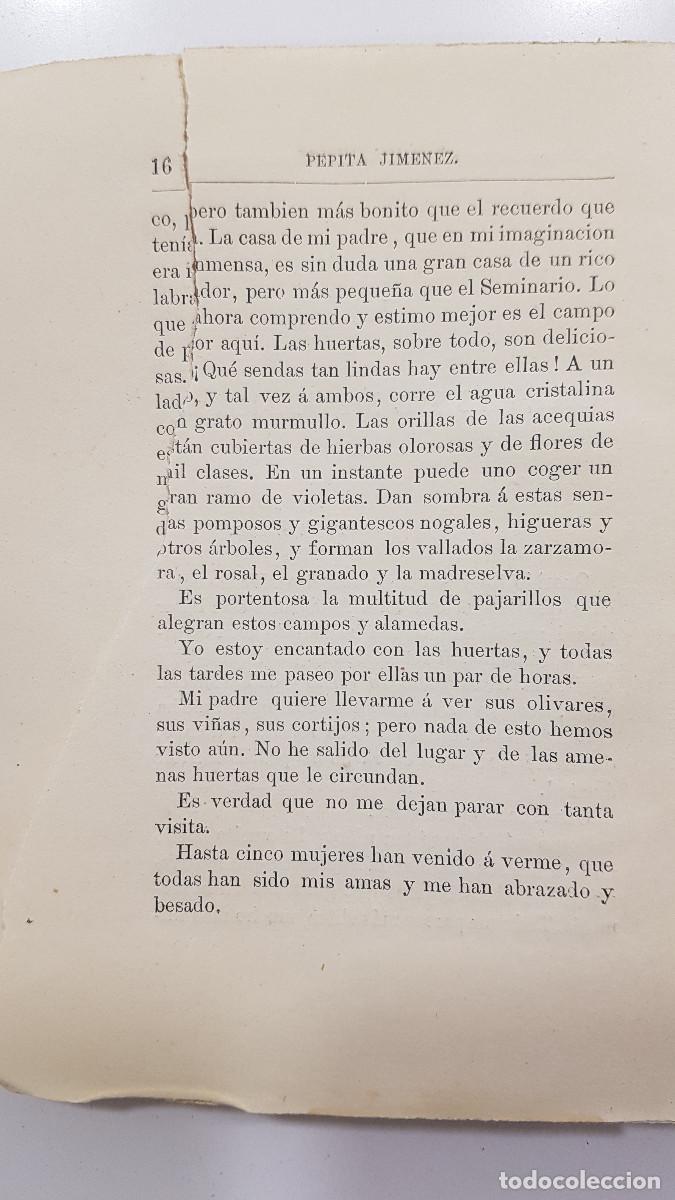 Libros antiguos: Juan Valera. 1880. PEPITA JIMENEZ - Foto 8
