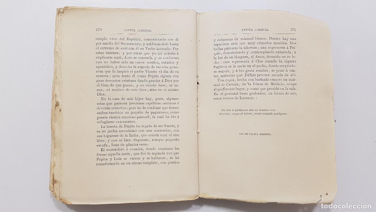 Libros antiguos: Juan Valera. 1880. PEPITA JIMENEZ - Foto 12