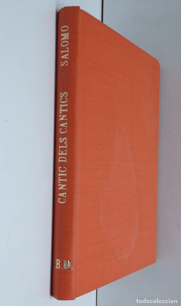 Libros antiguos: El C&agrave;ntic dels C&agrave;ntics de Salom&oacute;. Anotacions de Frederic Clascar. 1918 &ndash; reenquadernat - Foto 1