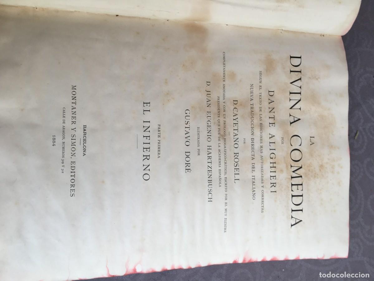 Libros antiguos: La Divina Comedia - Foto 4