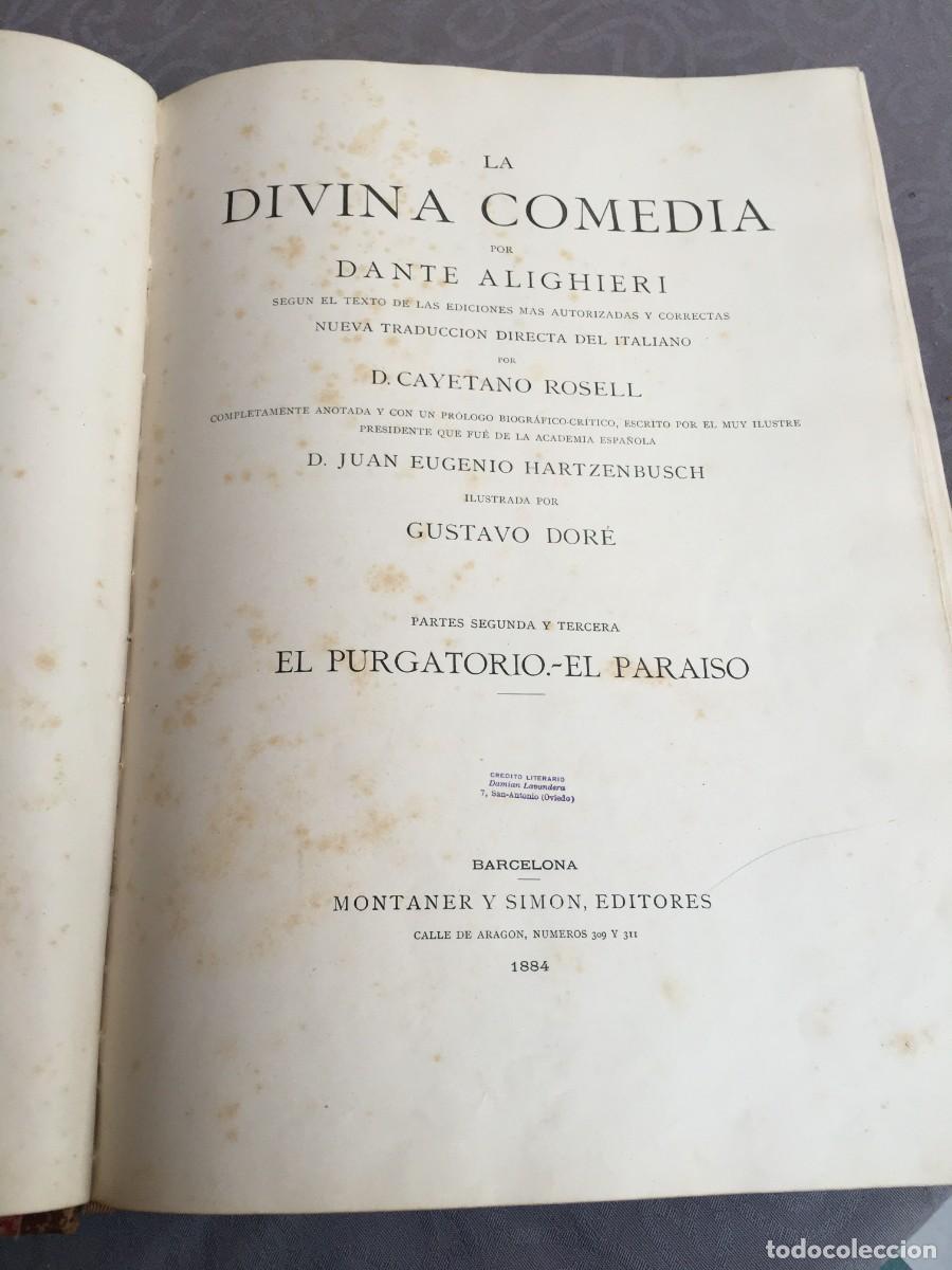 Libros antiguos: La Divina Comedia - Foto 10