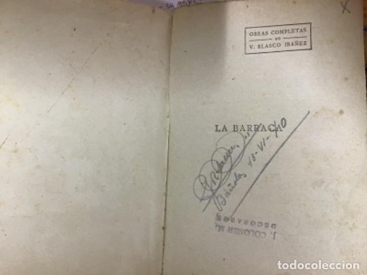 Libros antiguos: LA BARRACA, V. BLASCO IBA&Ntilde;EZ - Foto 5