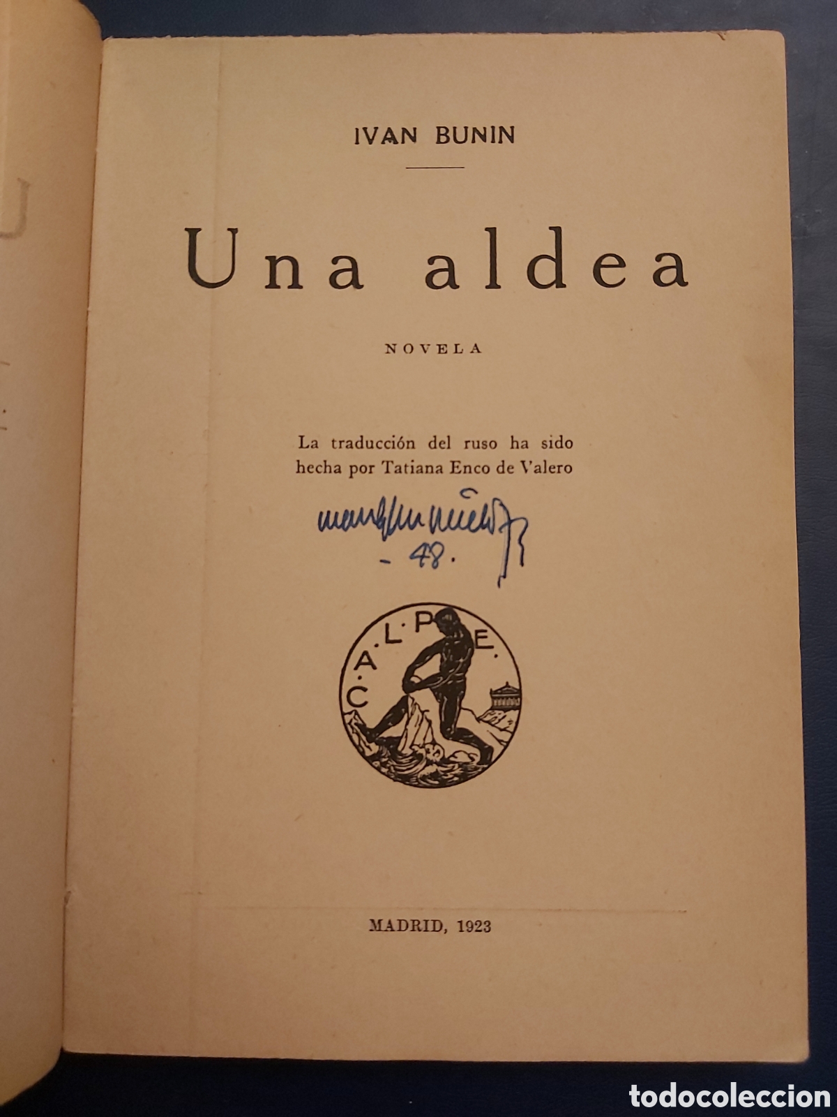 Libros antiguos: UNA ALDEA - IVAN BUNIN - N. 801 A 803 - CALPE - 1923 - Foto 3