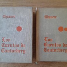 Libros antiguos: LITERATURA. OBRA COMPLETA, LOS CUENTOS DE CANTORBERY, CHAUCER, ED. REUS, 1921. L37 VISITA MI PERFIL