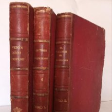 Libros antiguos: ALEJANDRO DUMAS . TRILOGÍA D'ARTAGNAN - MOSQUETEROS, VEINTE AÑOS, BRAGELONNE (ASTORT, 1877-1878)