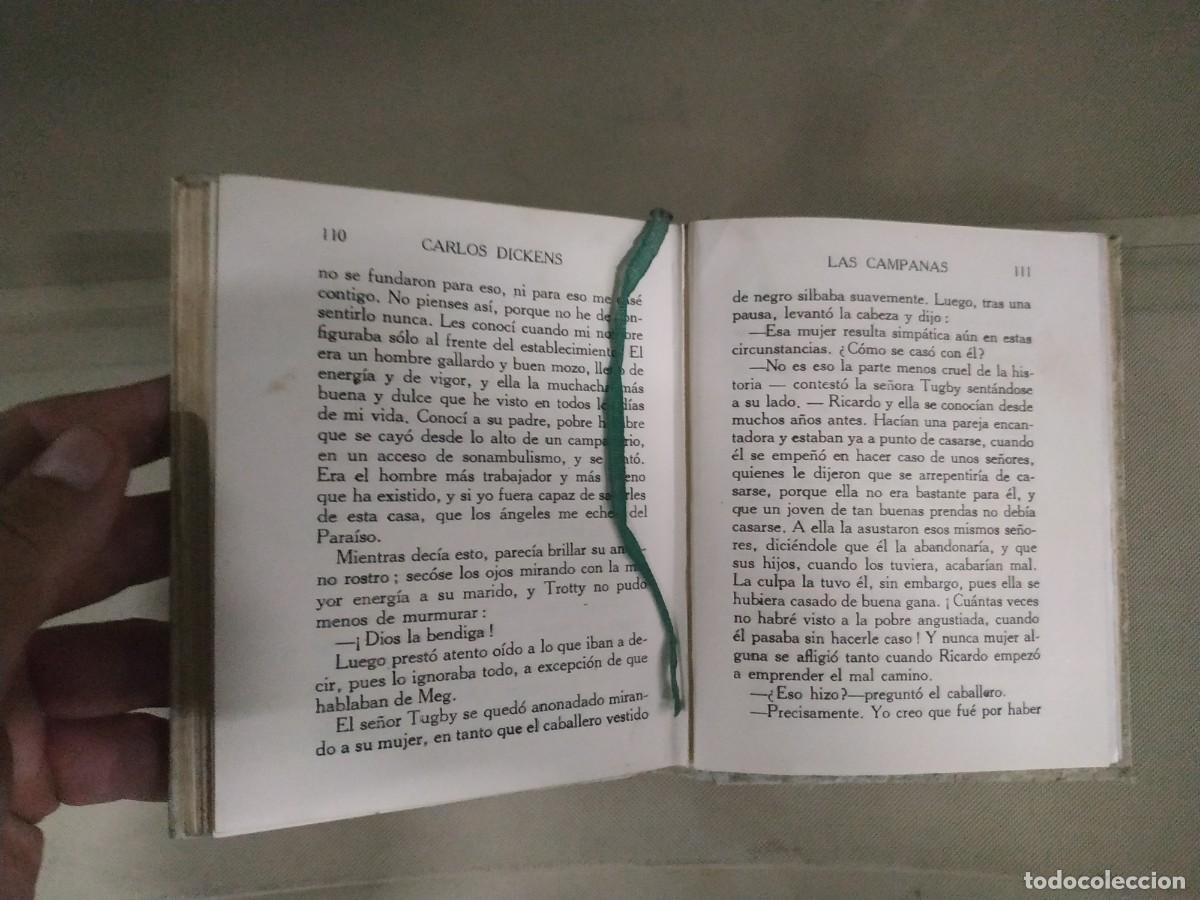 Libros antiguos: Las campanas - Carlos Dickens. Colecci&oacute;n Araluce - Foto 4