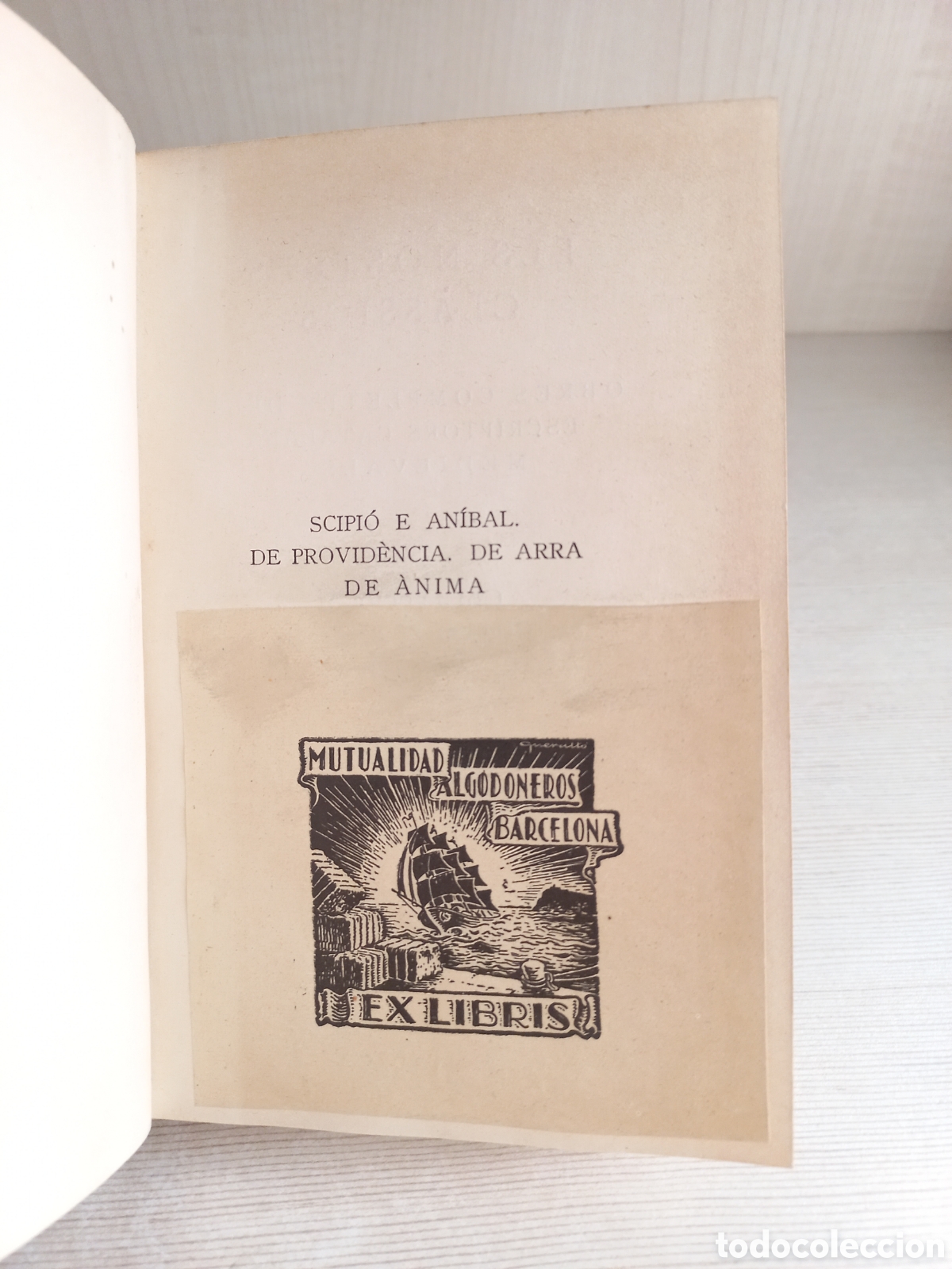 Libros antiguos: Scipi&oacute; e An&iacute;bal. Antoni Canals. Editorial Barcino, 1935. Catal&aacute;n. - Foto 4