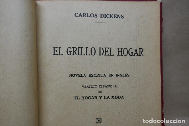 Libros antiguos: El grillo del hogar - Carlos Dickens (A&Ntilde;O 1900?) - Foto 5