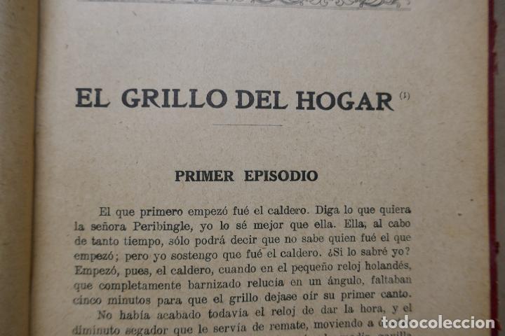Libros antiguos: El grillo del hogar - Carlos Dickens (A&Ntilde;O 1900?) - Foto 7