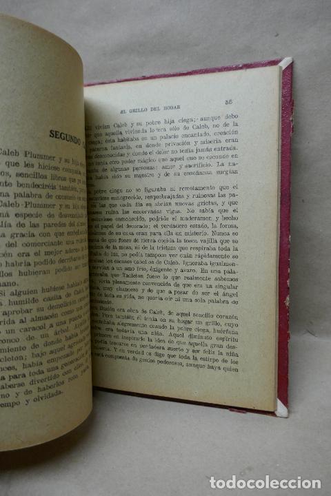 Libros antiguos: El grillo del hogar - Carlos Dickens (A&Ntilde;O 1900?) - Foto 9