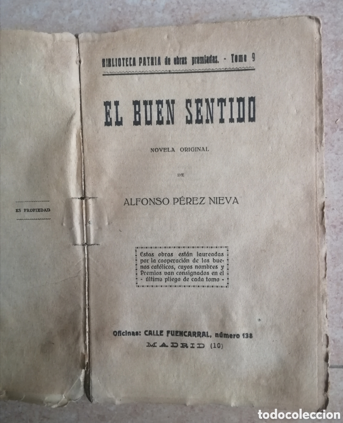 Libros antiguos: Lote 8 novelas Biblioteca patria - Foto 4