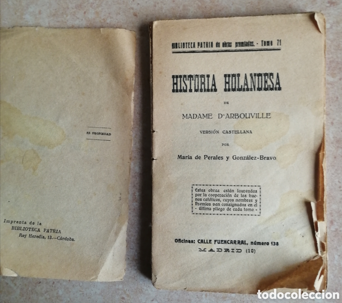 Libros antiguos: Lote 8 novelas Biblioteca patria - Foto 11