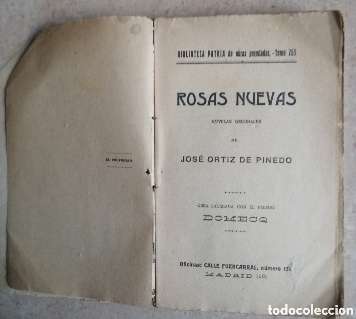 Libros antiguos: Lote 8 novelas Biblioteca patria - Foto 12