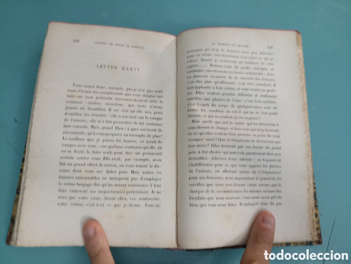 Libros antiguos: Lettres de Ninon de Lenclos. A. Bret. Paris - Foto 6