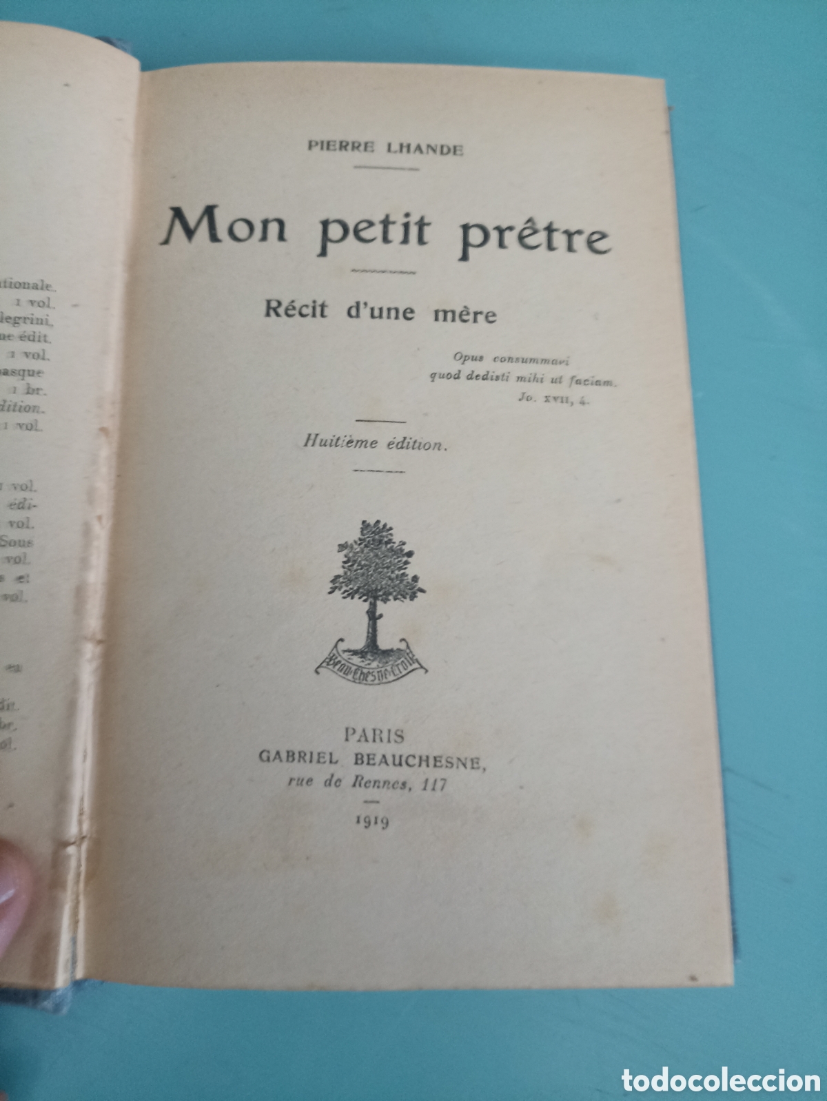 Libros antiguos: Mon Petit Pretre. Pierre Lhande. Paris 1919 - Foto 1