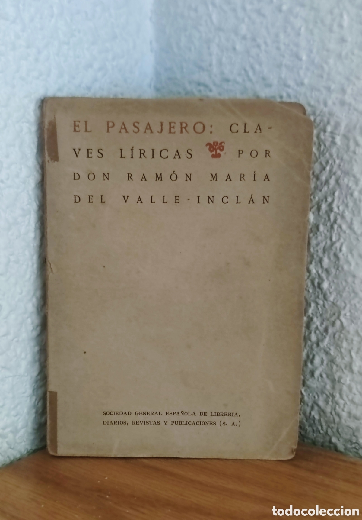 Libros antiguos: El pasajero, Valle Incl&aacute;n - Foto 1