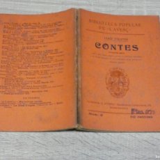 Libros antiguos: ARKANSAS1980 BIBLIOTECA L AVENÇ MUY ANTIGUO NUM 2 LLEO TOLSTOI CONTES