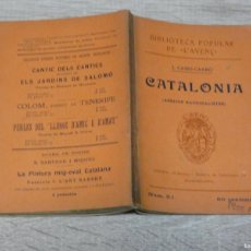 Libros antiguos: ARKANSAS1980 BIBLIOTECA L AVENÇ MUY ANTIGUO NUM 81 J. CASES-CARBO CATALONIA