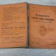 Libros antiguos: ARKANSAS1980 BIBLIOTECA L AVENÇ MUY ANTIGUO NUM 102 PROSADORS NORD-AMERICANS
