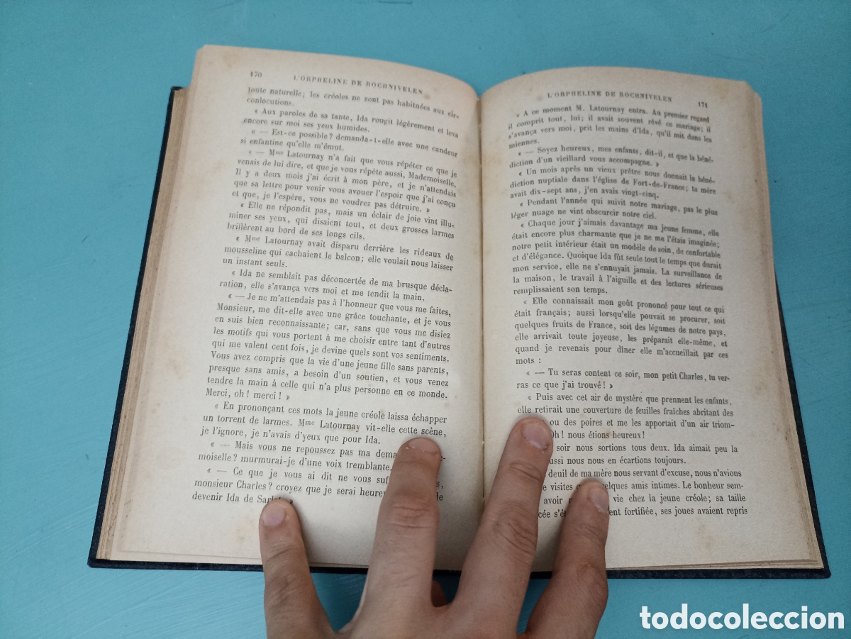 Libros antiguos: LOrpheline De Rochnivelen. M de Harcoet. Tours 1846 - Foto 3