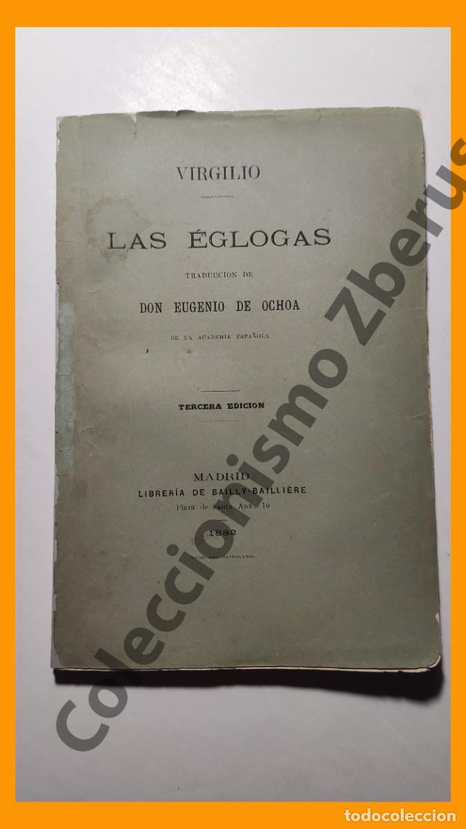Libros antiguos: Las Eglogas - Virgilio (1882) - Foto 1