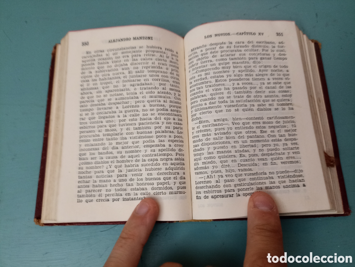 Libros antiguos: Los Novios. Alejandro Manzoni. - Foto 2