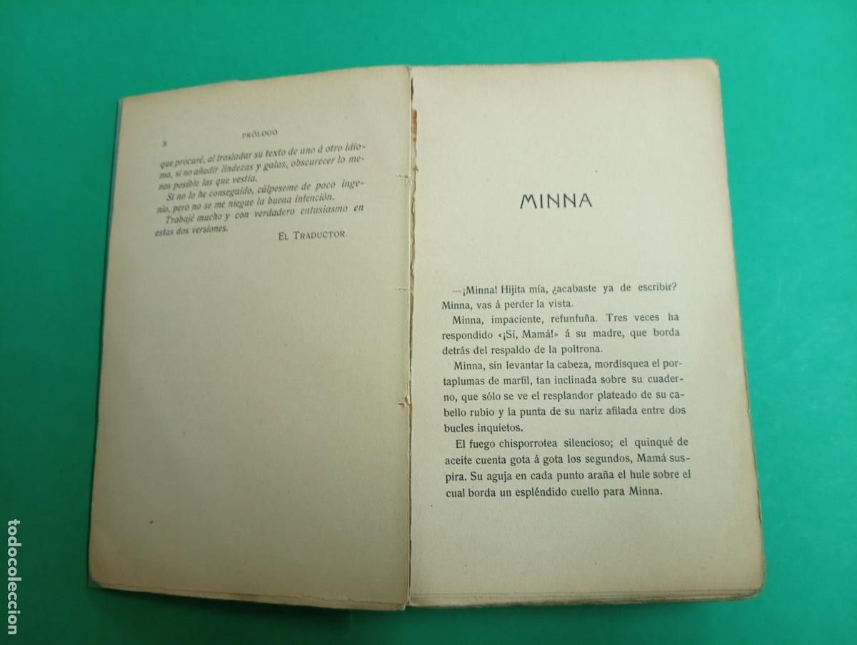 Libros antiguos: Antiguo libro Extrav&iacute;os de Minna SUS ENSUE&Ntilde;OS. Madrid 1908. - Foto 2