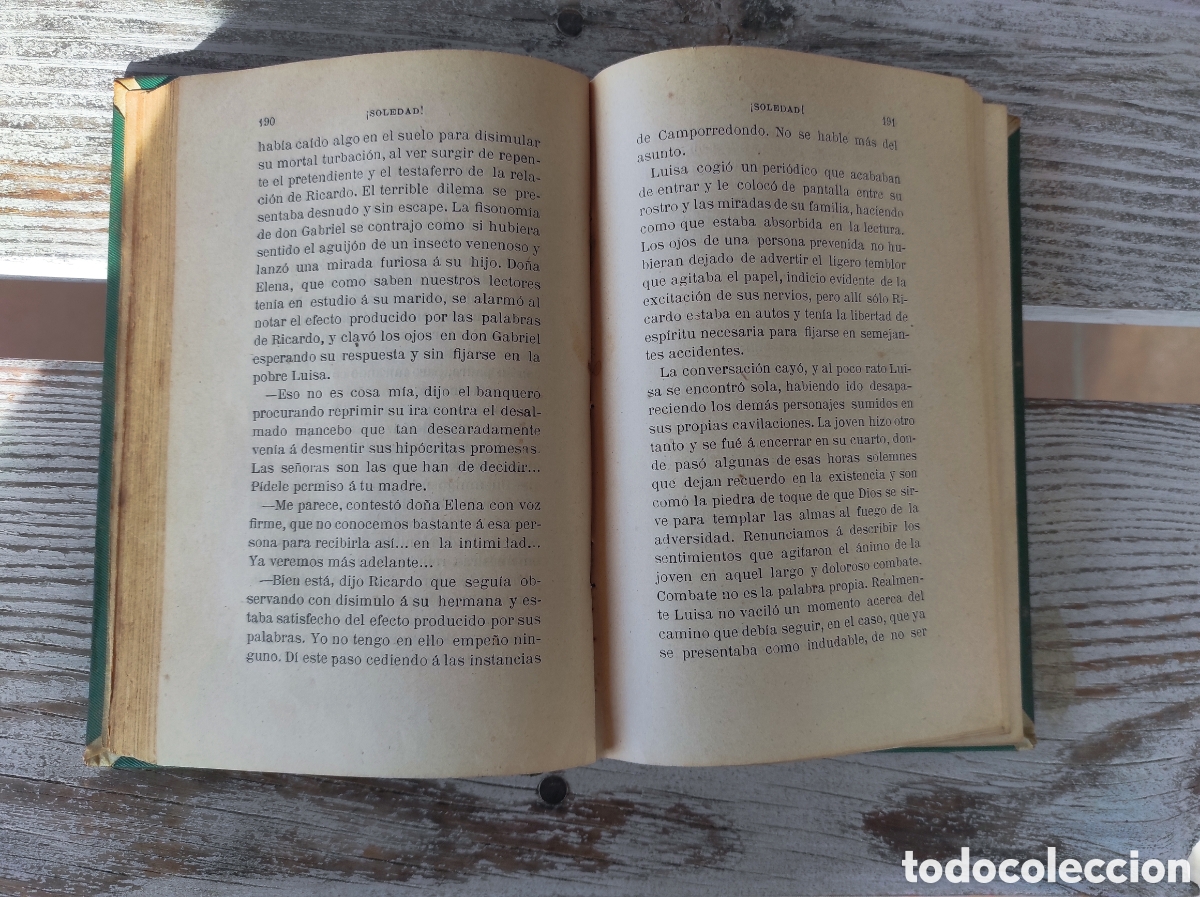 Libros antiguos: Soledad. SUAREZ BRAVO. 1893 - Foto 5
