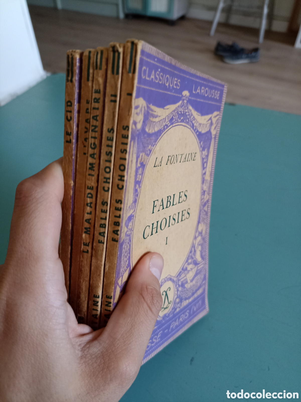 Libros antiguos: Classiques Larousse. 5 tomos. - Foto 2