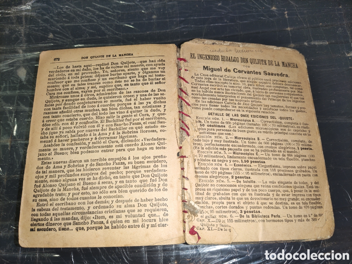 Libros antiguos: Don Quijote de la Mancha. - Foto 12