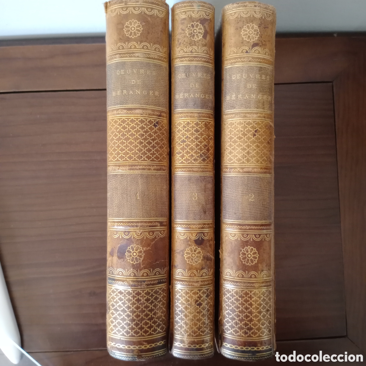Old books: Oeuvres compl&egrave;tes. B&eacute;ranger, Pierre-Jean (1836) Grabados originales de J.J. Grandville