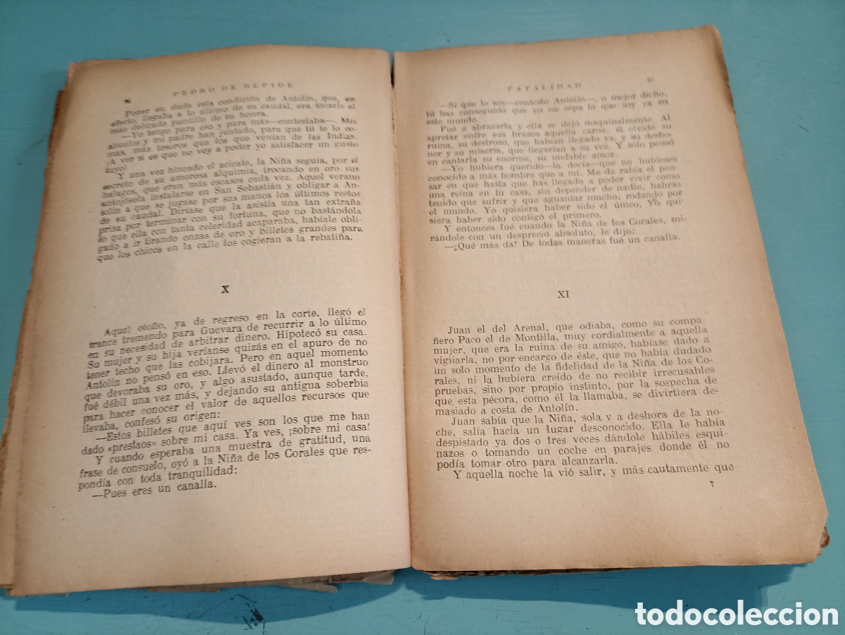 Libros antiguos: Fatalidad. Pedro de Repide. Madrid 1924. - Foto 3