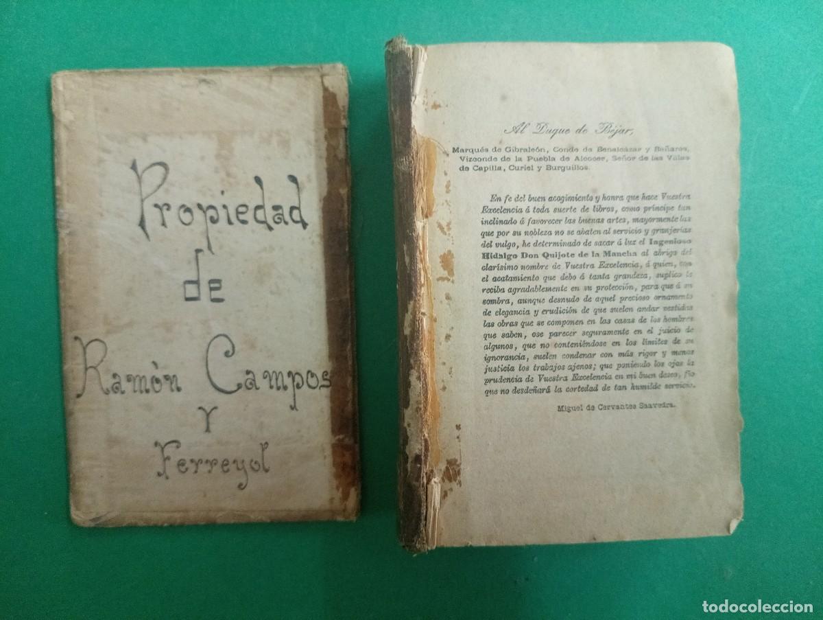 Libros antiguos: Antiguo libro DON QUIJOTE DE LA MANCHA. - Foto 3