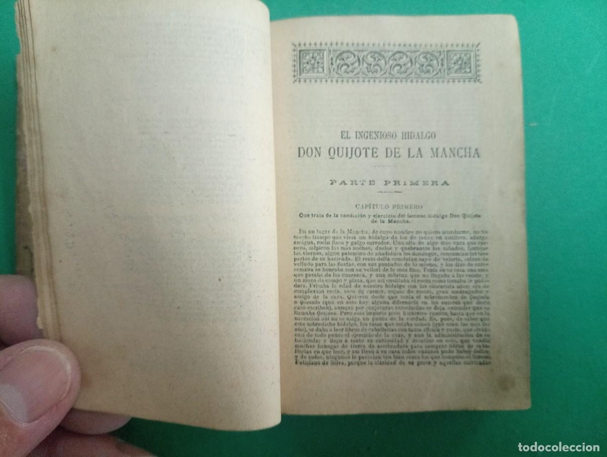 Libros antiguos: Antiguo libro DON QUIJOTE DE LA MANCHA. - Foto 4