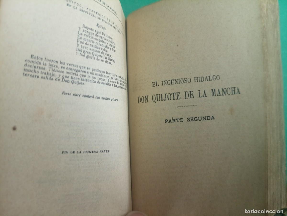 Libros antiguos: Antiguo libro DON QUIJOTE DE LA MANCHA. - Foto 7