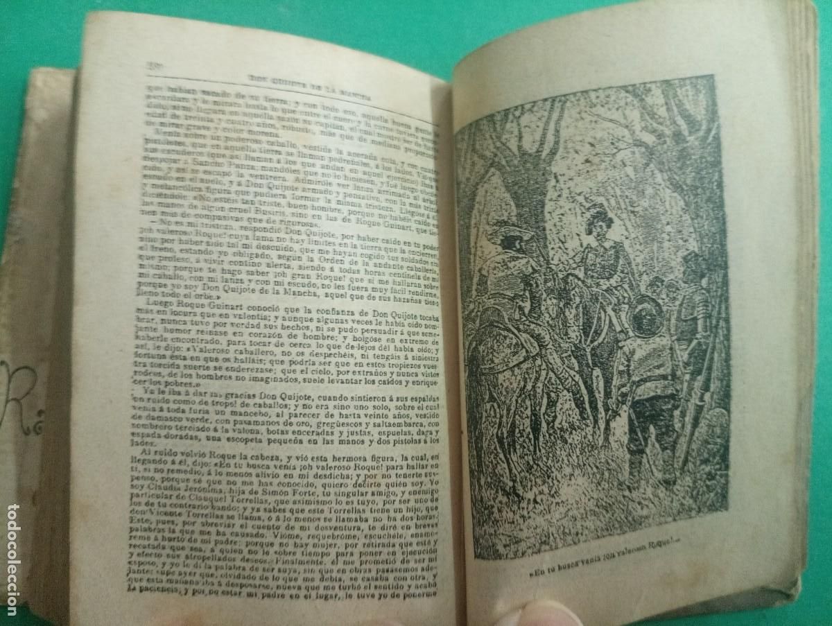 Libros antiguos: Antiguo libro DON QUIJOTE DE LA MANCHA. - Foto 9