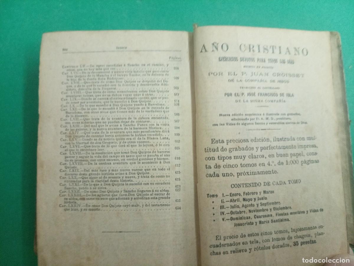 Libros antiguos: Antiguo libro DON QUIJOTE DE LA MANCHA. - Foto 10