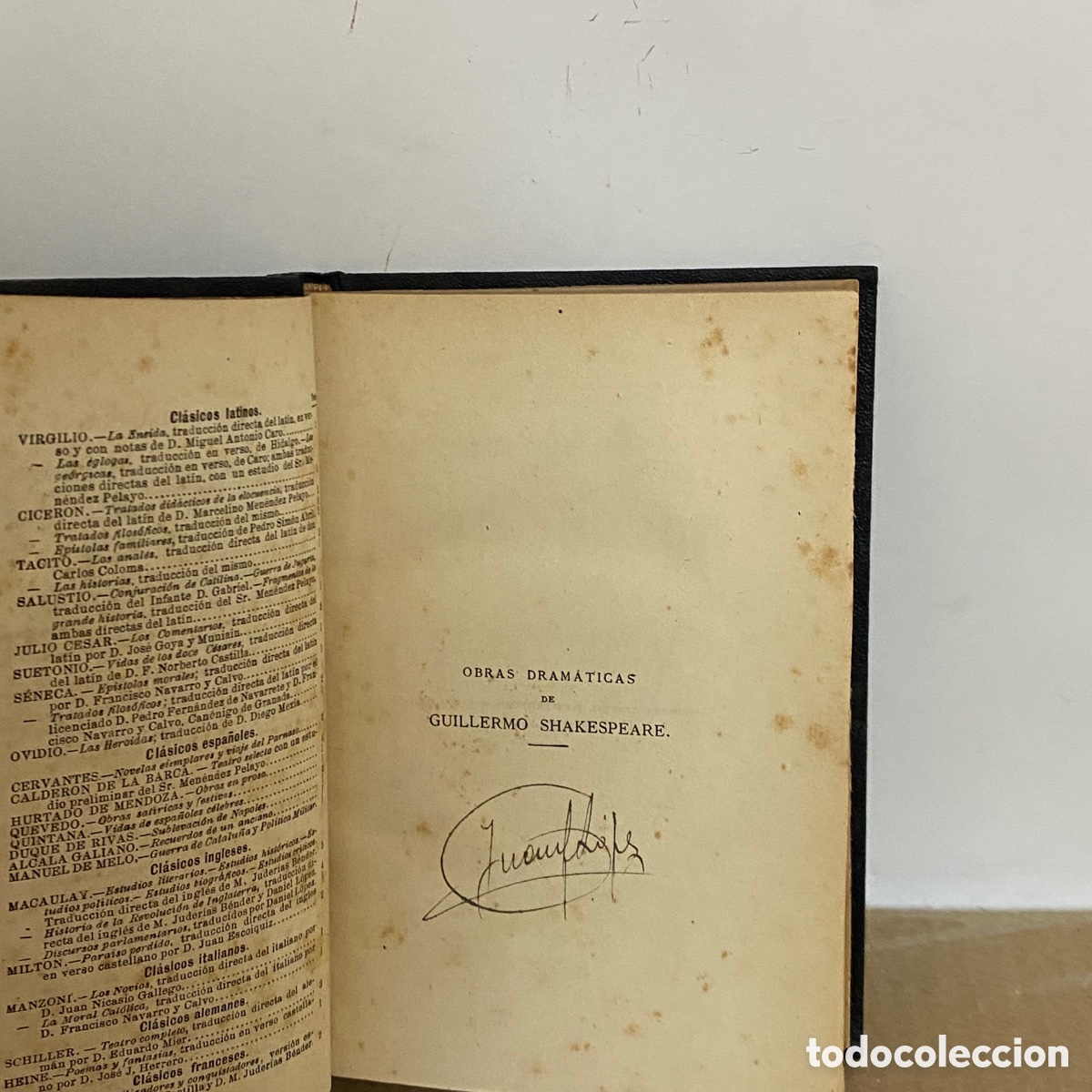 Libros antiguos: Shakespeare - Obras Dram&aacute;ticas Tomo I - Foto 3