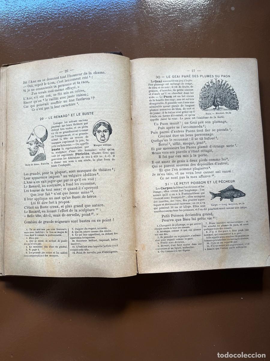 Libros antiguos: Fables de La Fontaine - Edici&oacute;n de 1912 - Franc&eacute;s - Foto 4