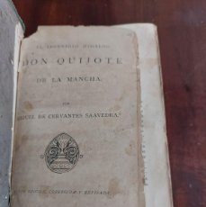 Libros antiguos: EL INGENIOSO HIDALGO DON QUIJOTE DE LA MANCHA -CERVANTES - LONDRES - 1874