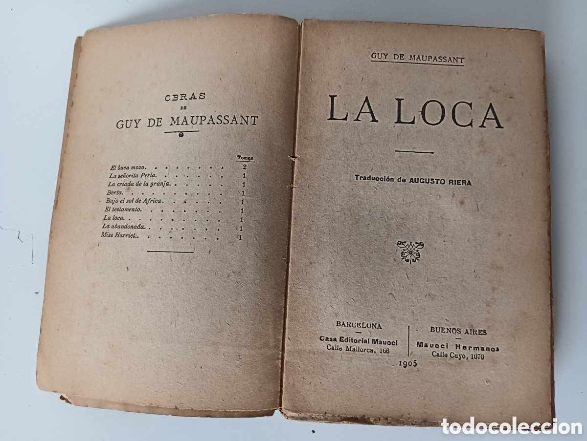 Libros antiguos: LA LOCA GUY DE MAUPASSANT 1905 - Foto 3