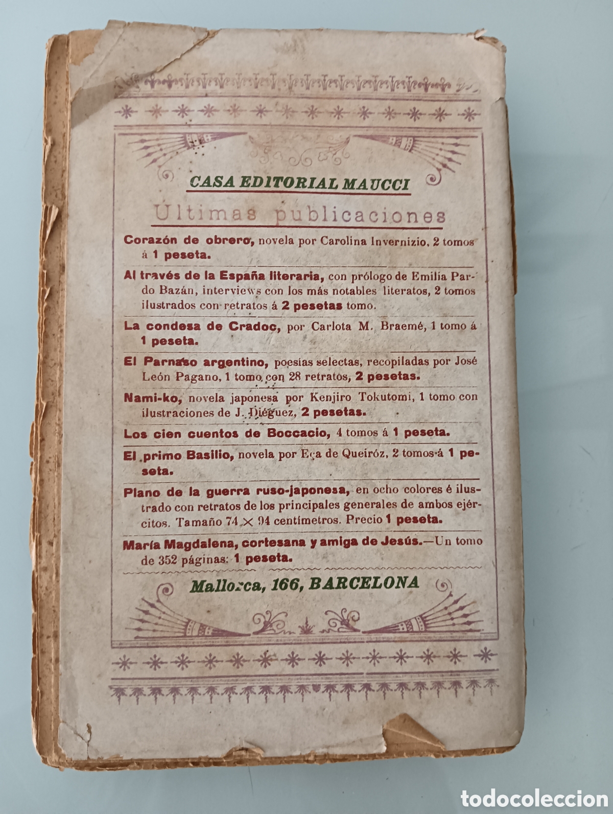 Libros antiguos: LA LOCA GUY DE MAUPASSANT 1905 - Foto 5
