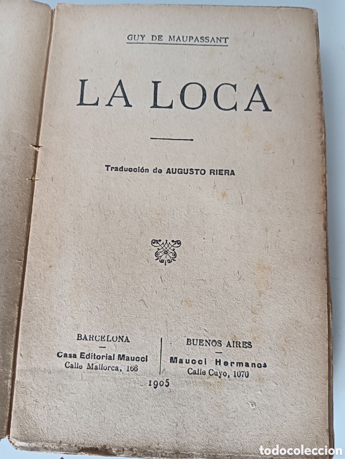 Libros antiguos: LA LOCA GUY DE MAUPASSANT 1905 - Foto 2