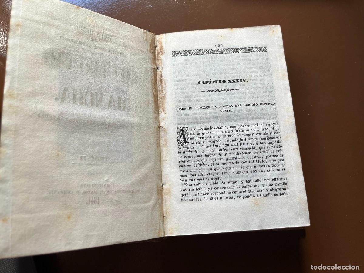 Libros antiguos: Don Quijote de la Mancha - 1841 - 3 Tomos - Foto 5