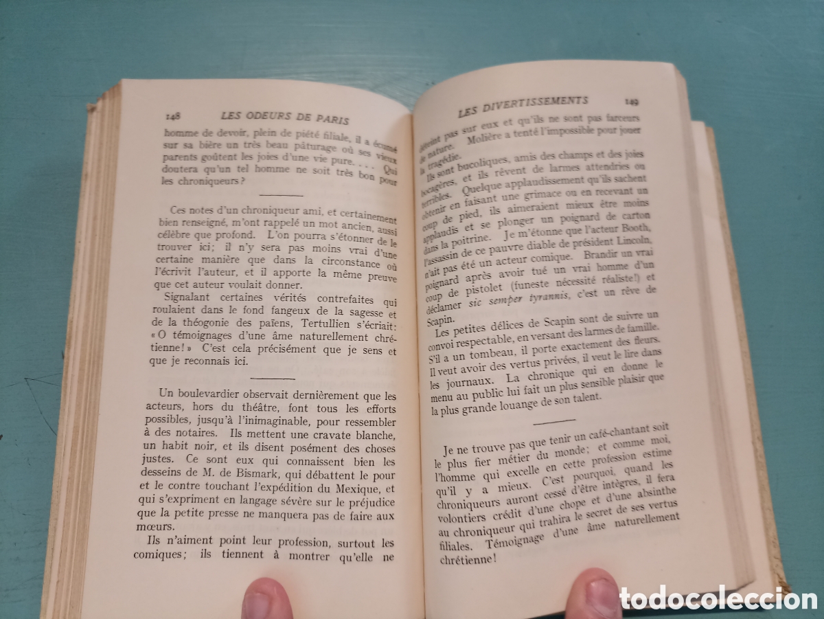 Libros antiguos: Louis Veuillot. Les Odeurs De Par&iacute;s. - Foto 2
