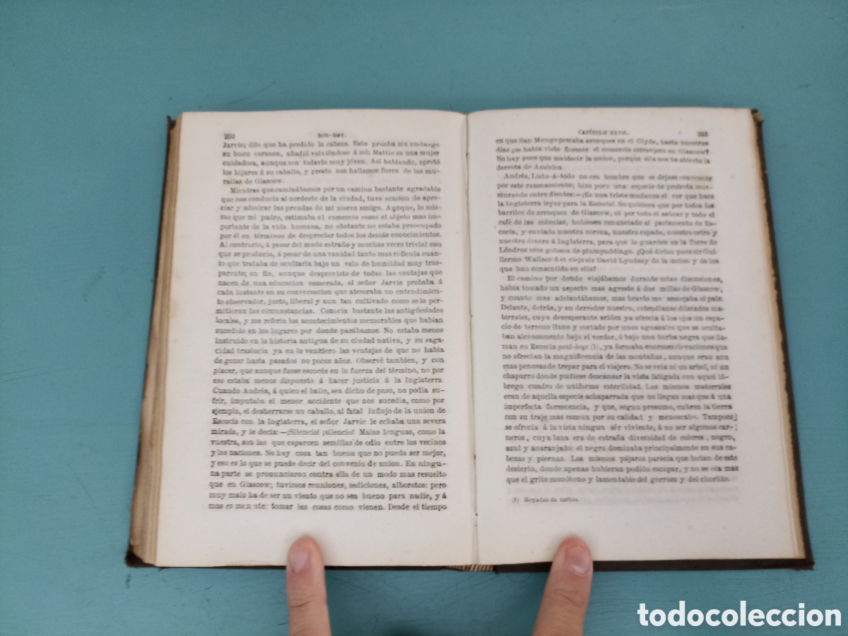Libros antiguos: Rob- Roy. Walter Scott. 1858 - Foto 4
