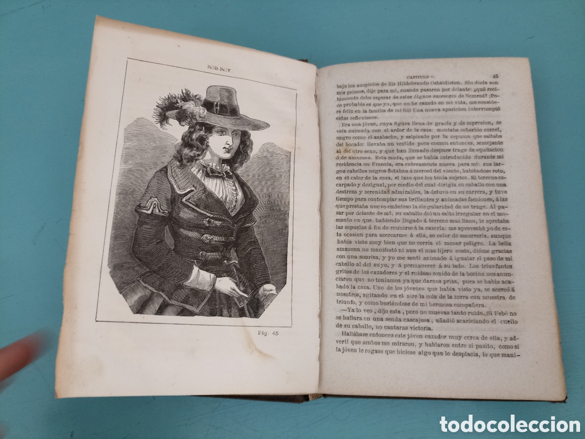 Libros antiguos: Rob- Roy. Walter Scott. 1858 - Foto 7