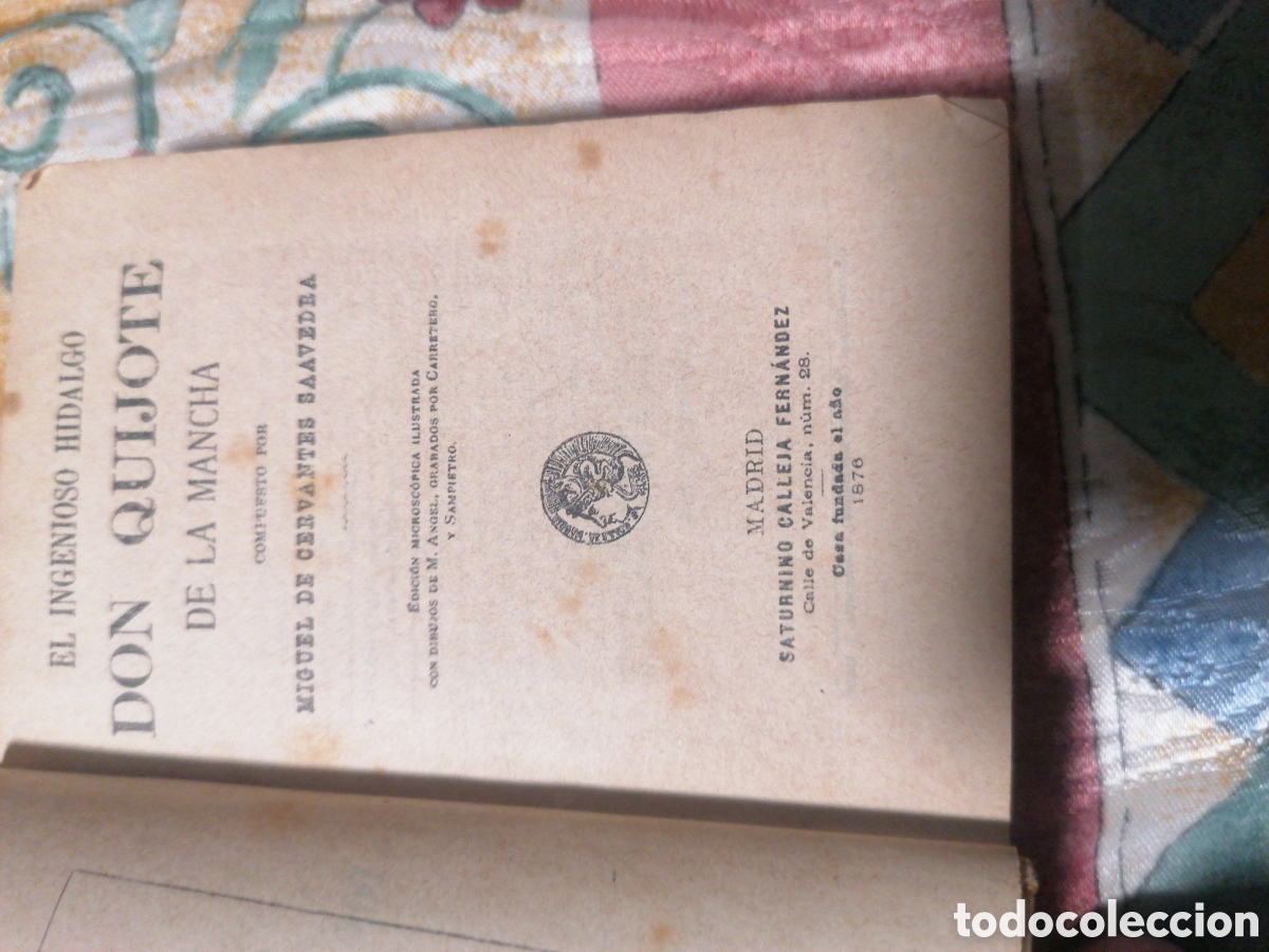 Libros antiguos: Don Quijote de la Mancha - Foto 3